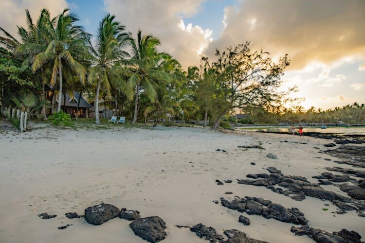 Villa Belle Mare Luxus Ferienhaus Mauritius Am Strand Mieten Lage