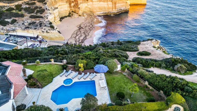Villa Benagil Views Luxus Ferienhaus Algarve Am Meer Mieten Ausblick