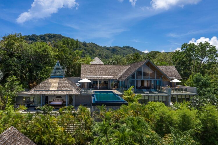 Villa Benyasiri Luxus Ferienhaus Phuket Thailand Mit Pool Mieten Außenansicht