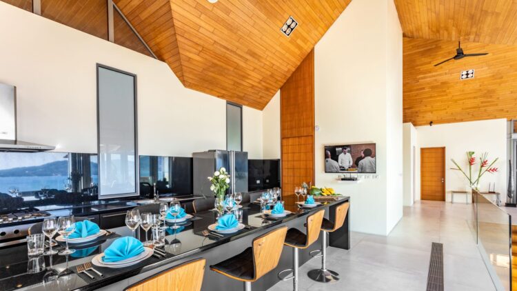 Villa Benyasiri Luxus Ferienhaus Phuket Thailand Mit Pool Mieten Küche