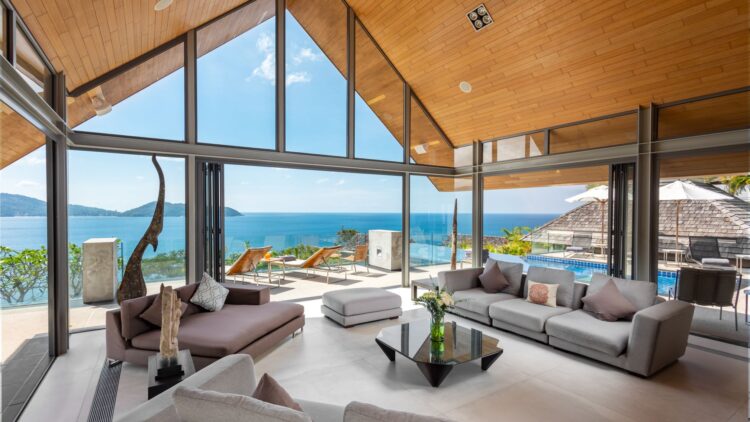 Villa Benyasiri Luxus Ferienhaus Phuket Thailand Mit Pool Mieten Wohnzimmer