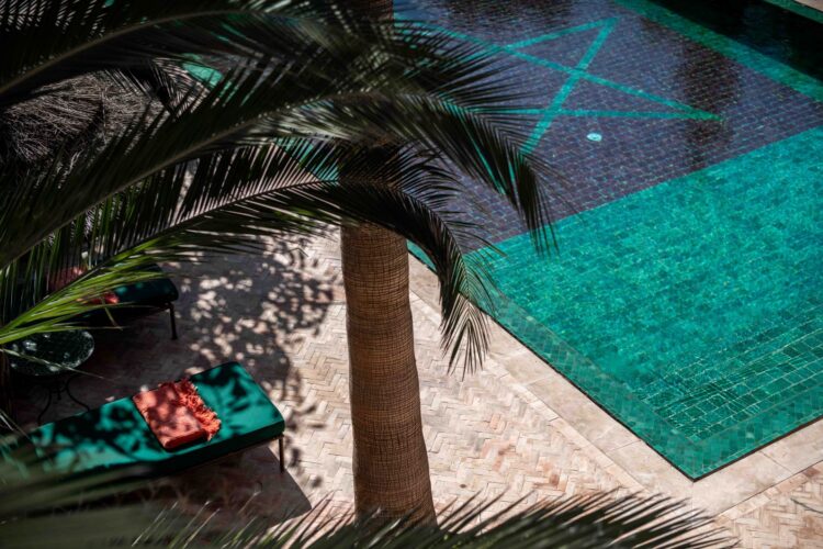 Villa Berbere Luxus Ferienhaus Marokko Mieten Poolterrasse