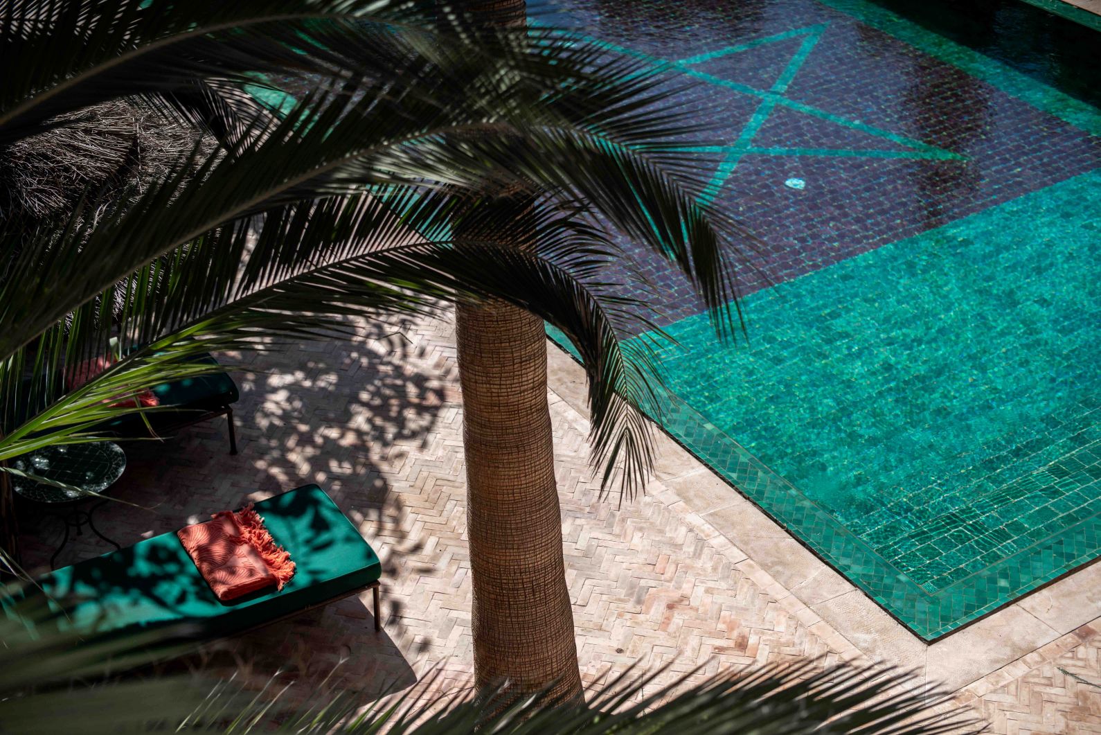 Villa Berbere Luxus Ferienhaus Marokko Mieten Poolterrasse