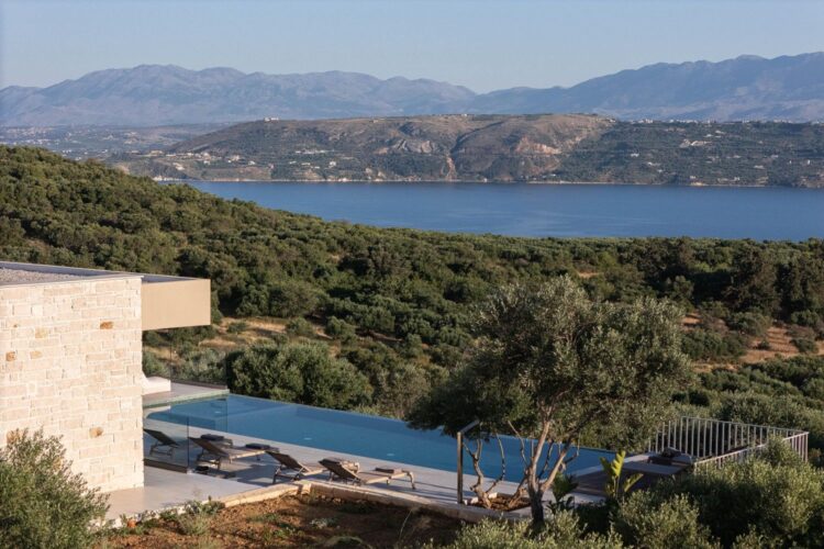 Villa Ble Luxus Ferienhaus Jreta Mieten Außenansicht