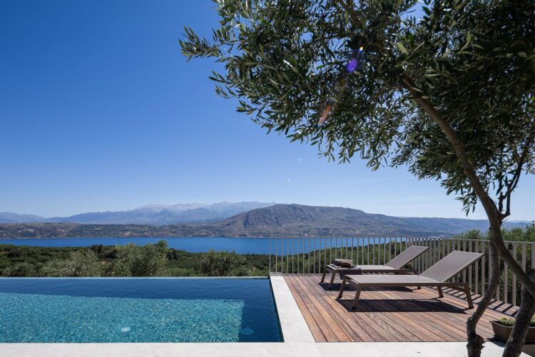 Villa Ble Luxus Ferienhaus Jreta Mieten Deck