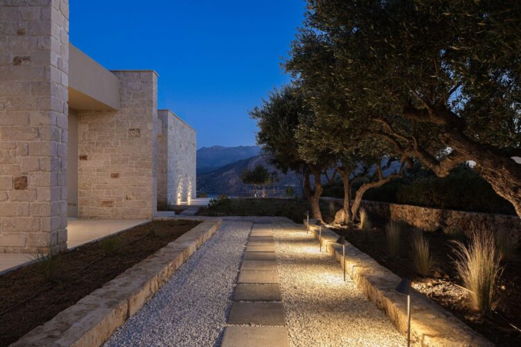 Villa Ble Luxus Ferienhaus Jreta Mieten Eingang