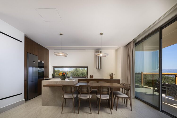 Villa Ble Luxus Ferienhaus Jreta Mieten Küche