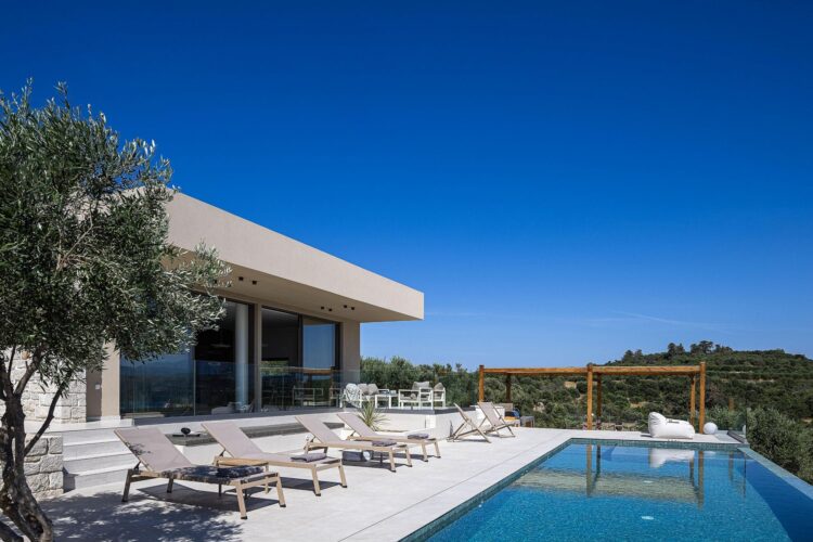 Villa Ble Luxus Ferienhaus Jreta Mieten Liegen