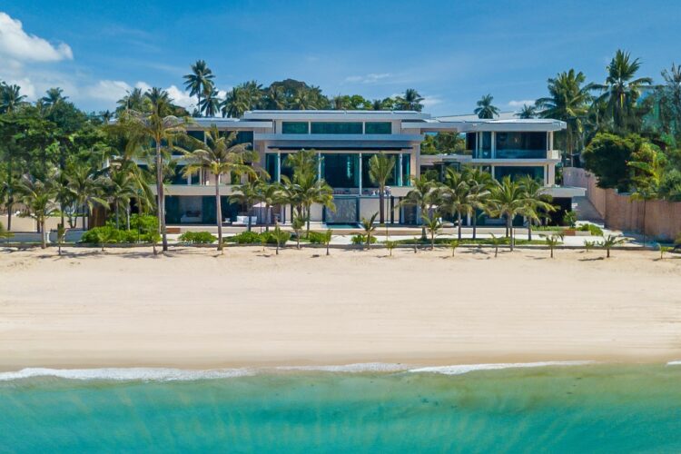 Villa Boonta Luxus Ferienhaus Phuket Thailand Außenansicht Am Natai Beach