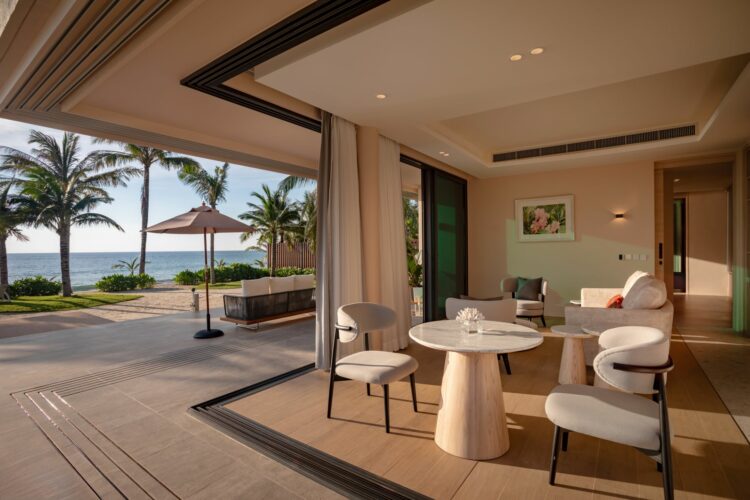 Villa Boonta Luxus Ferienhaus Phuket Thailand Wohnbereich Schlafzimmer 2