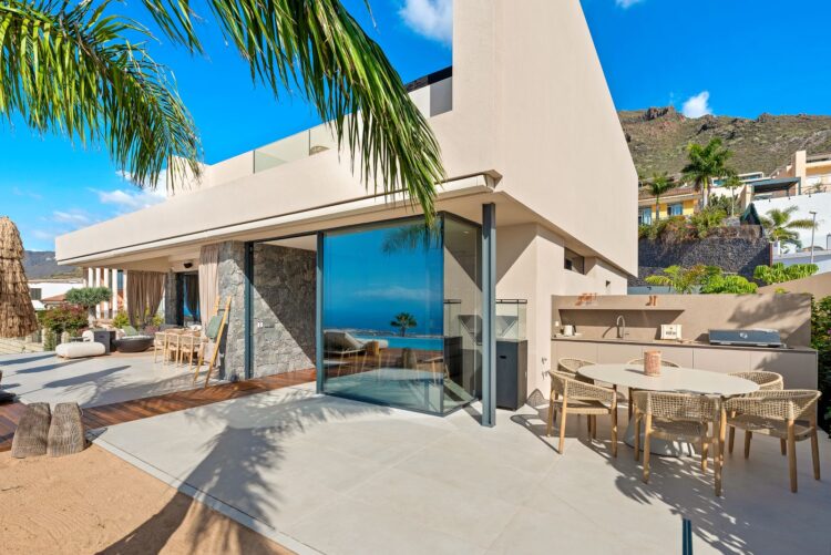 Villa Calima Luxus Ferienhaus Teneriffa Mieten Außenküche
