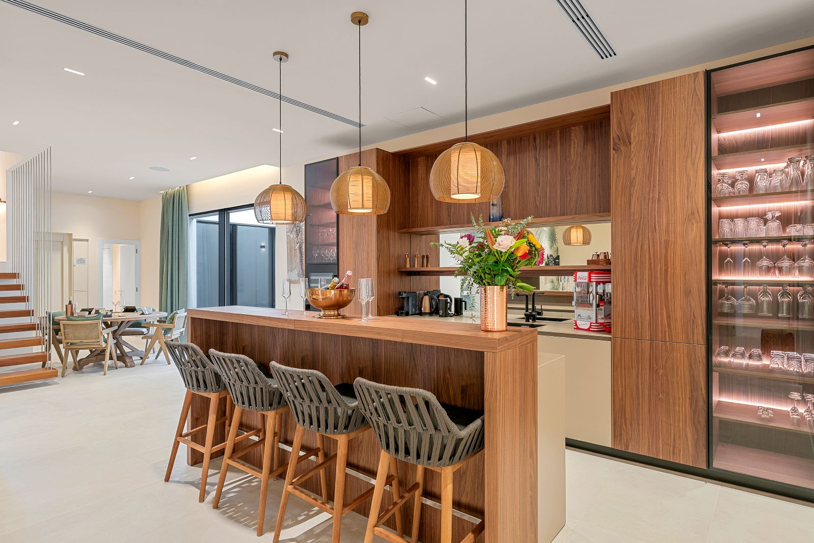 Villa Calima Luxus Ferienhaus Teneriffa Mieten Bar