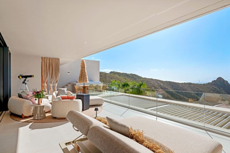 Villa Calima Luxus Ferienhaus Teneriffa Mieten Dachterrasse