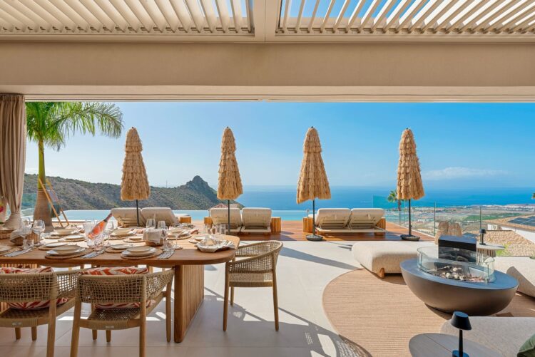 Villa Calima Luxus Ferienhaus Teneriffa Mieten Feuerstelle