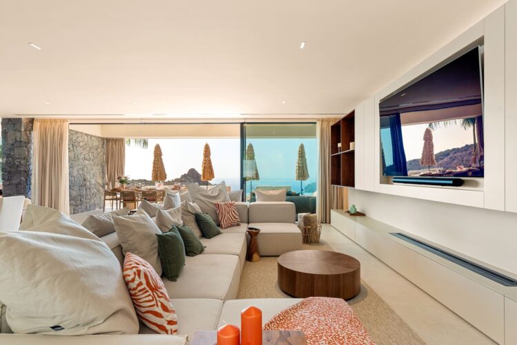 Villa Calima Luxus Ferienhaus Teneriffa Mieten Tv Room