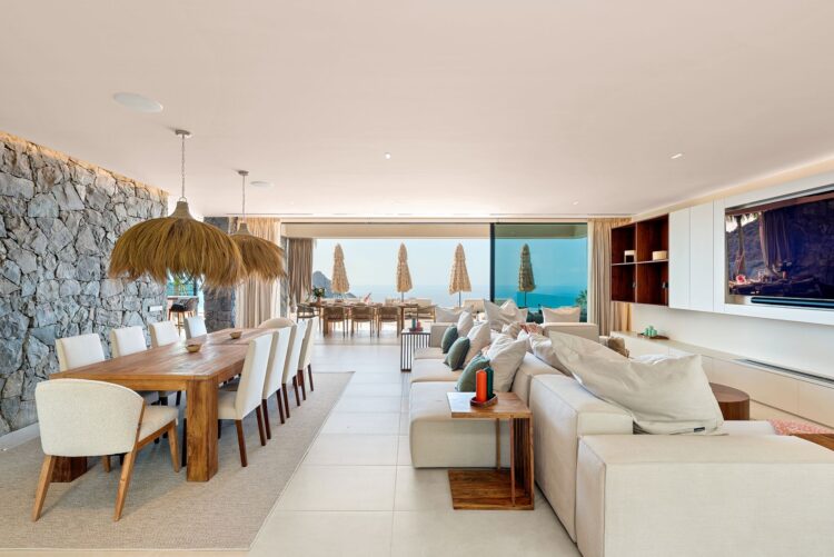Villa Calima Luxus Ferienhaus Teneriffa Mieten Wohnbereich