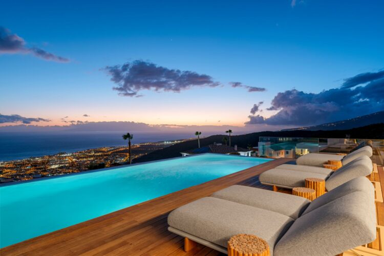 Villa Calima Luxus Ferienvilla Teneriffa Mieten Ausblick