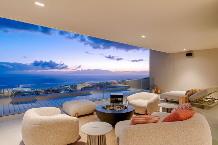 Villa Calima Luxus Ferienvilla Teneriffa Mieten Feuerstelle