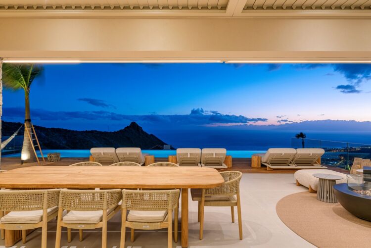 Villa Calima Luxus Ferienvilla Teneriffa Mieten Abends