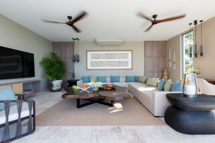 Villa Celadon Luxus Ferienhaus Koh Samui Mit Meerblick Mieten Sofa