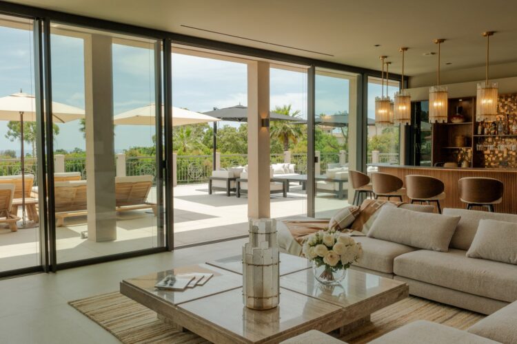 Villa Cesar Luxus Ferienhaus Cote D Azur Mieten Wohnbereich