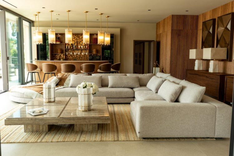 Villa Cesar Luxus Ferienhaus Cote D Azur Mieten Wohnzimmer