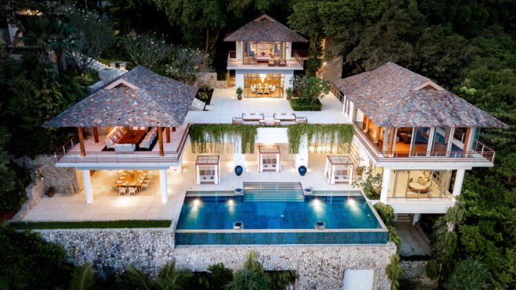 Villa Chelay Luxus Ferienhaus Phuket Thailand Mit Meerblick Mieten Ansicht