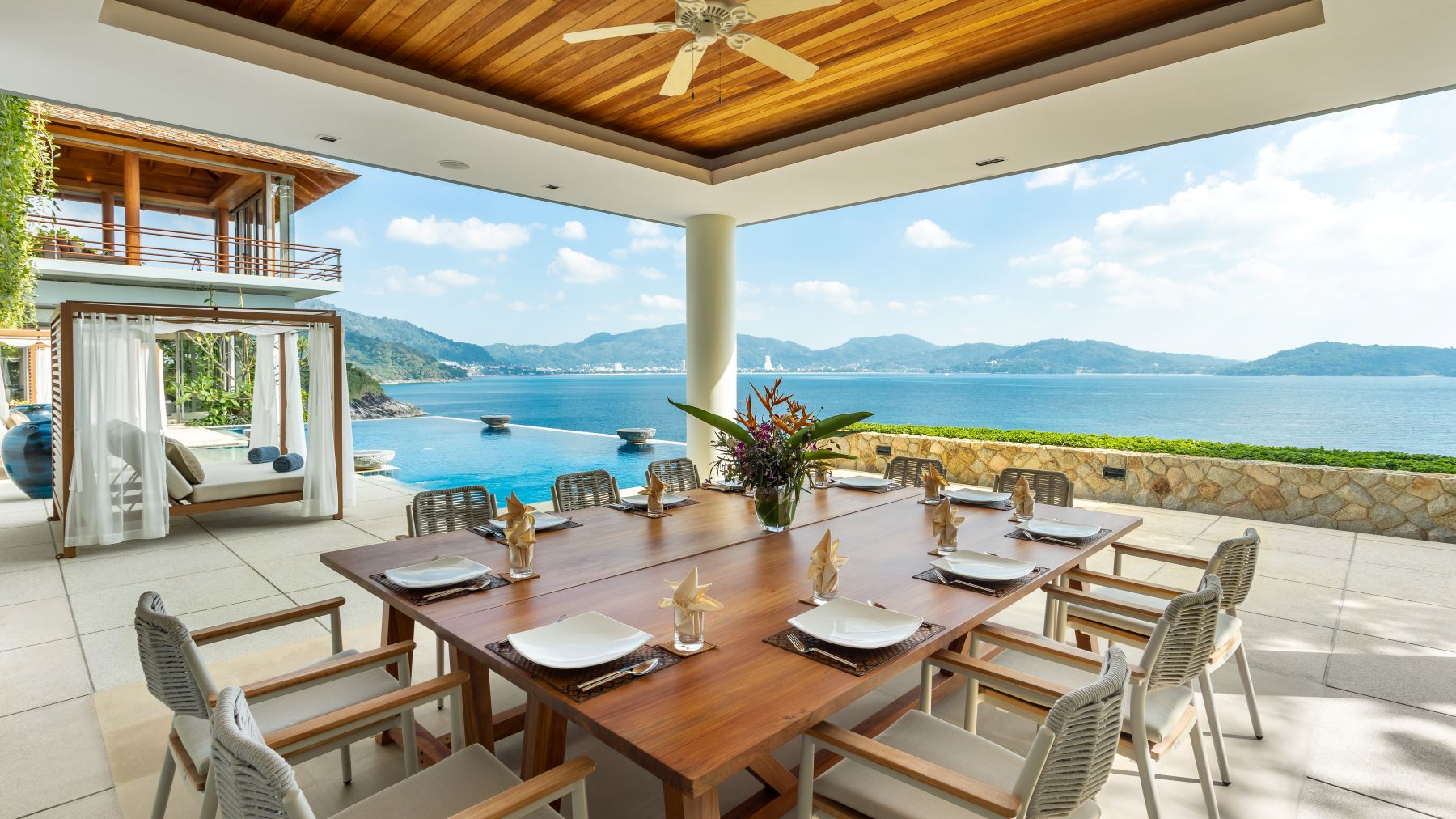 Villa Chelay Luxus Ferienvilla Phuket Thailand Mit Meerblick Mieten Essen