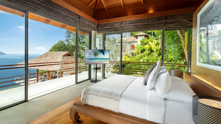 Villa Chelay Luxus Ferienvilla Phuket Thailand Mit Meerblick Mieten Schlafzimmer