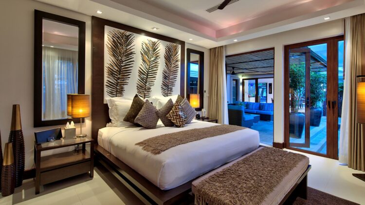 Villa Chi Samui Luxus Ferienhuas Koh Samui Am Strand Mieten Schlafen