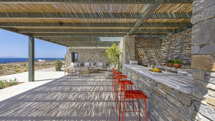 Villa Chloe Luxus Ferienhaus Auf Paros Am Meer Mieten Bar