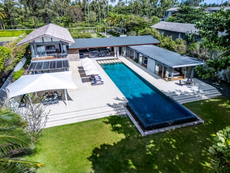 Villa Cielo Luxus Ferienhaus Phuket Am Strand Mieten Außenansicht