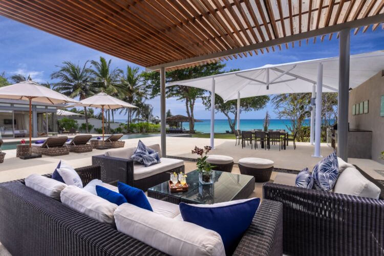 Villa Cielo Luxus Ferienhaus Phuket Am Strand Mieten Lounge