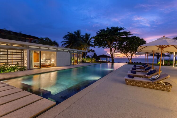 Villa Cielo Luxus Ferienhaus Phuket Am Strand Mieten Sunset