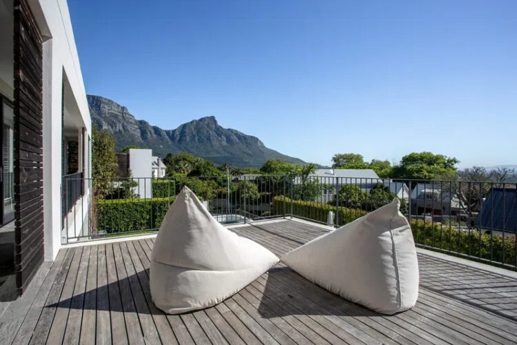 Villa Claremont Luxus Ferienhaus Kapstadt Mieten Balkon