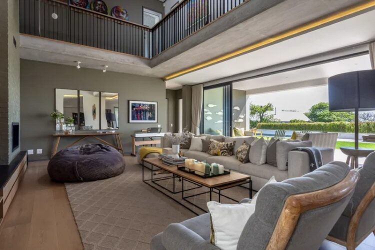 Villa Claremont Luxus Ferienhaus Kapstadt Mieten Couch