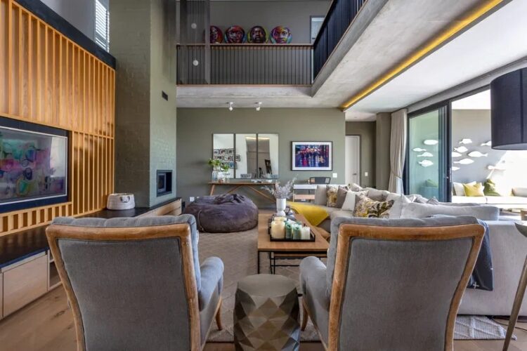 Villa Claremont Luxus Ferienhaus Kapstadt Mieten Wohnzimmer