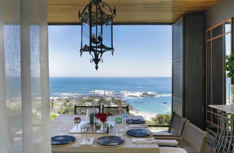 Villa Clifton Bay Luxus Ferienhaus Kapstadt Südafrika Mit Pool Mieten Ausblick