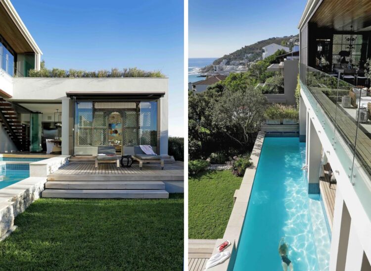 Villa Clifton Bay Luxus Ferienhaus Kapstadt Südafrika Mit Pool Mieten Gartenbereich