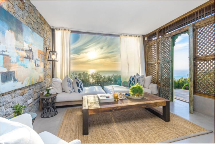 Villa Clifton Bay Luxus Ferienhaus Kapstadt Südafrika Mit Pool Mieten Lounge