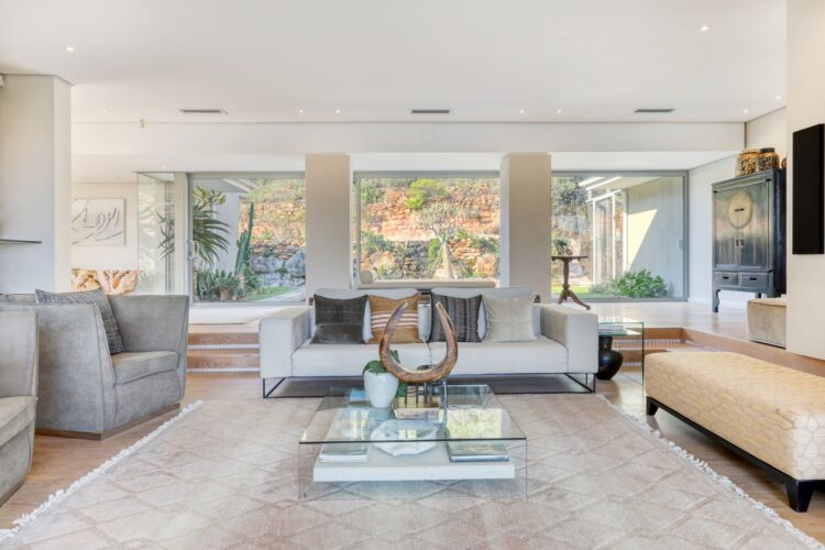Villa Cockpit Luxus Ferienhaus Kapstadt Südafrika Mieten Sofa