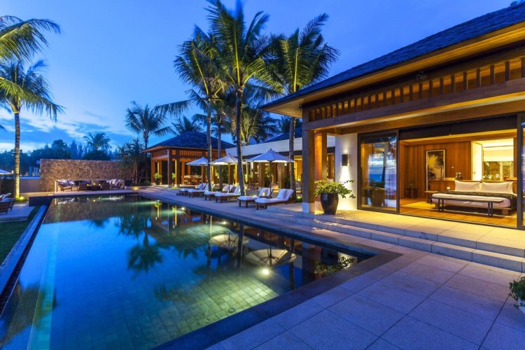 Villa Danatai Phuket Pool Beleuchtet