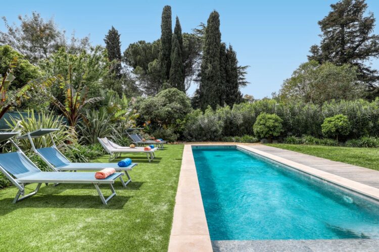 Villa Delphine Luxus Ferienhaus Cote D Azur Mieten Pool Area