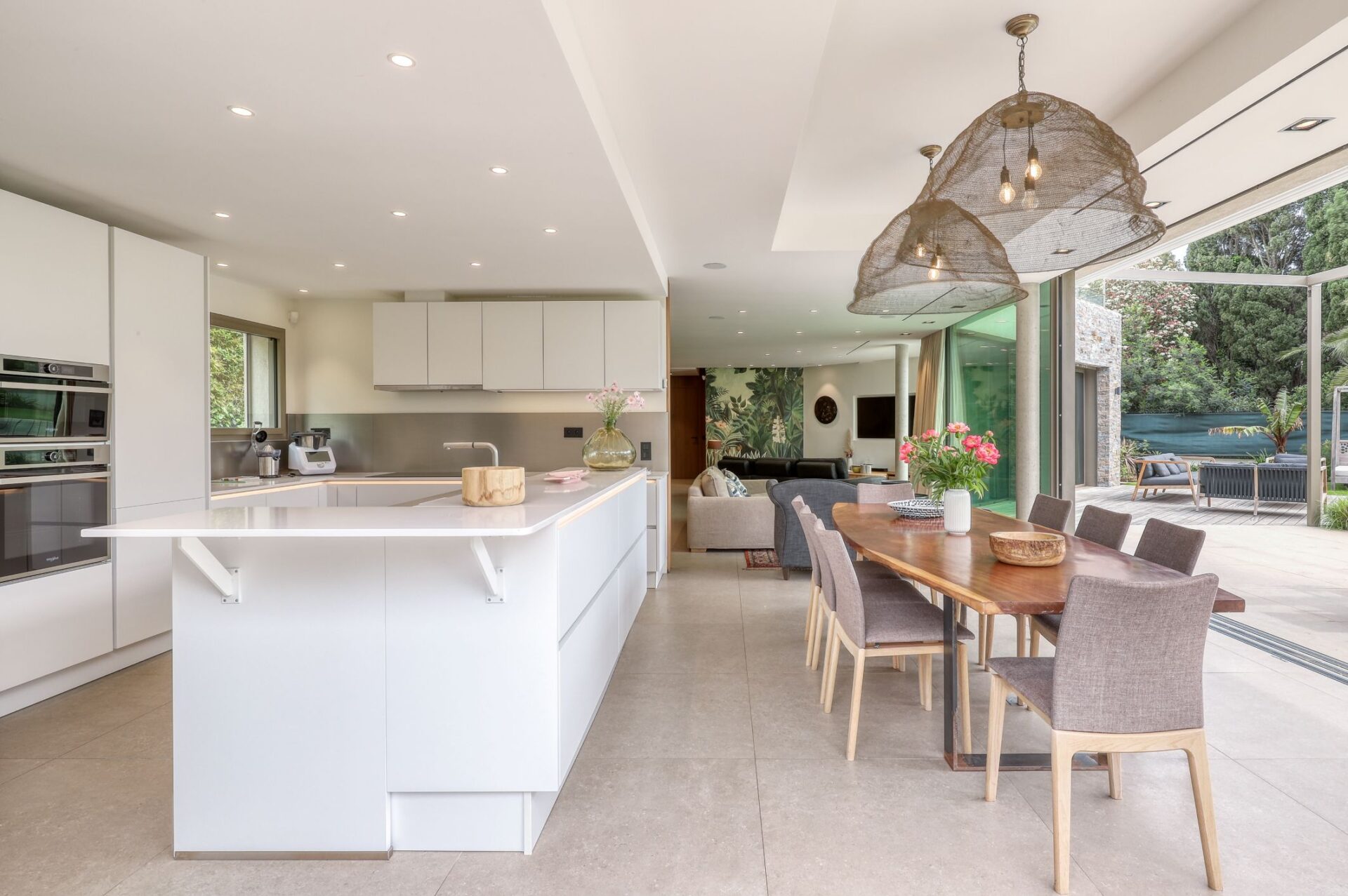 Villa Delphine Luxus Ferienhaus Cote D Azur Mieten Wohnbereich
