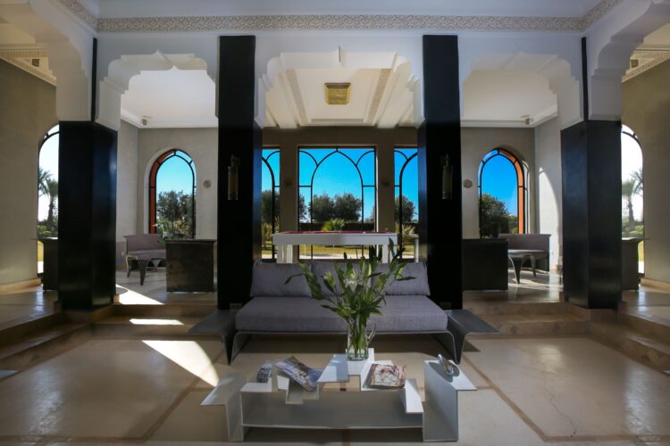 Villa Douce Amande Luxus Ferienhaus Marokko Mieten Couch