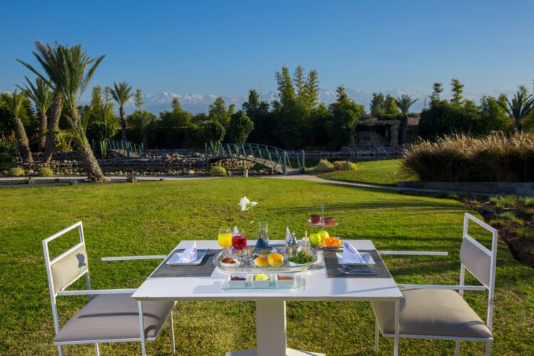 Villa Douce Amande Luxus Ferienhaus Marokko Mieten Frühstück