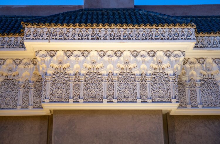 Villa Douce Amande Luxus Ferienvilla Marokko Mieten Fassade