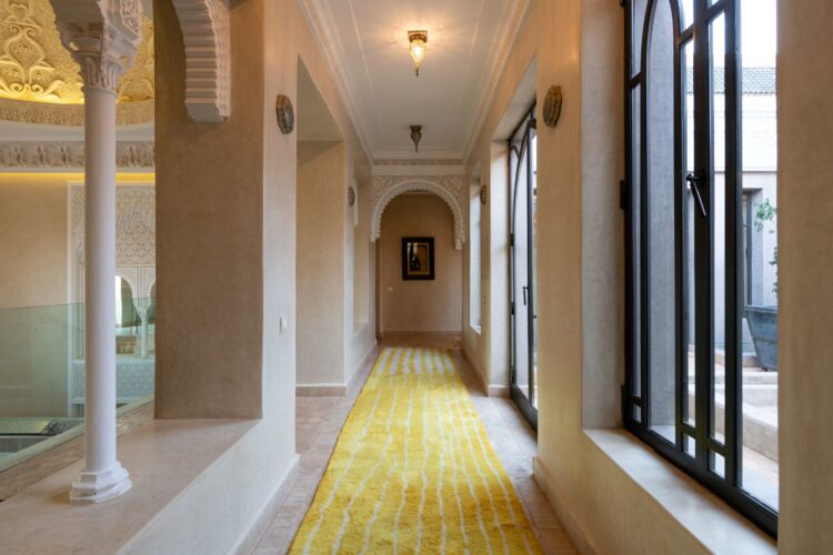 Villa Douce Amande Luxus Ferienvilla Marokko Mieten Gang