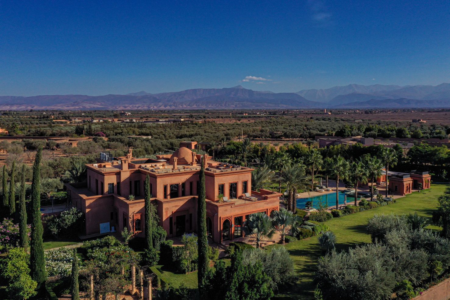 Villa Douce Amande Luxus Ferienvilla Marokko Mieten Lage