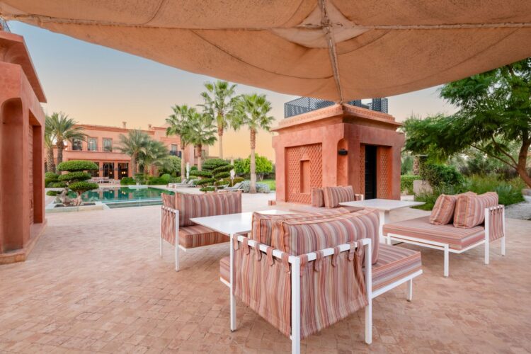 Villa Douce Amande Luxus Ferienvilla Marokko Mieten Poolterrasse